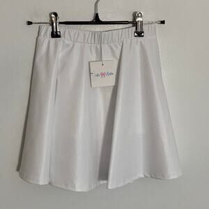 Lulu BeBe Zoe Metallic Skirt NWT size 8